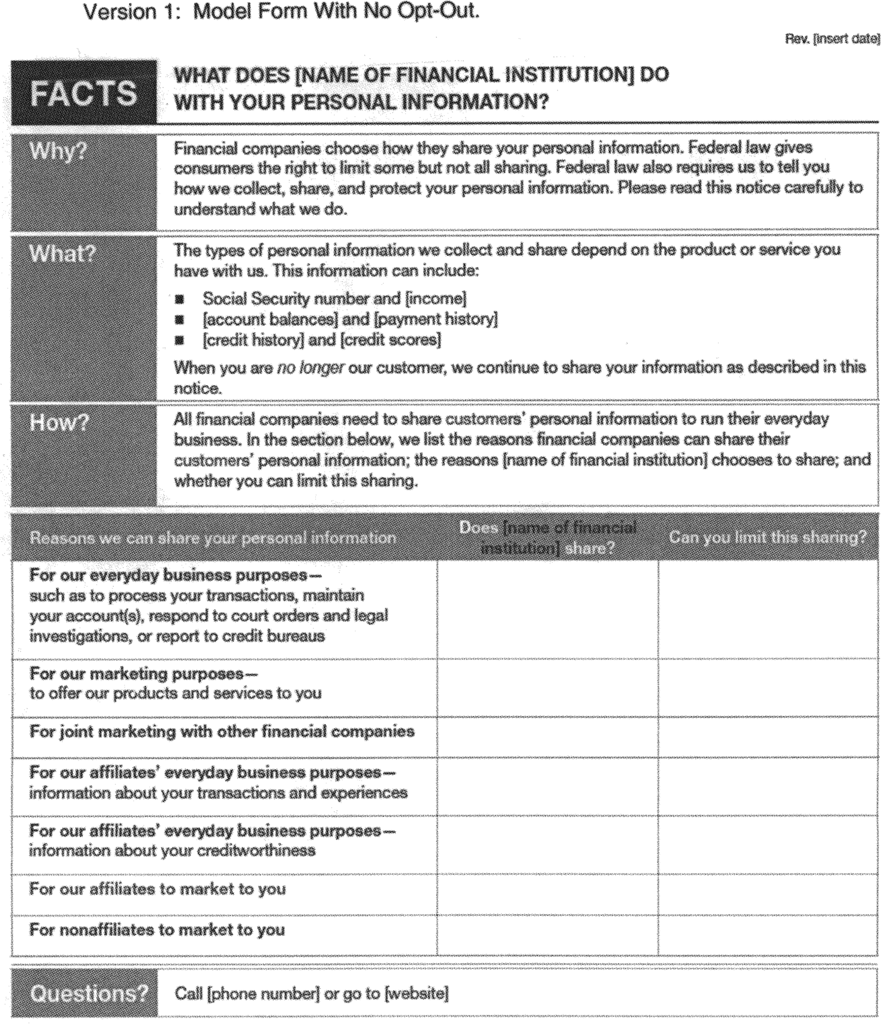 Model form A-1-a